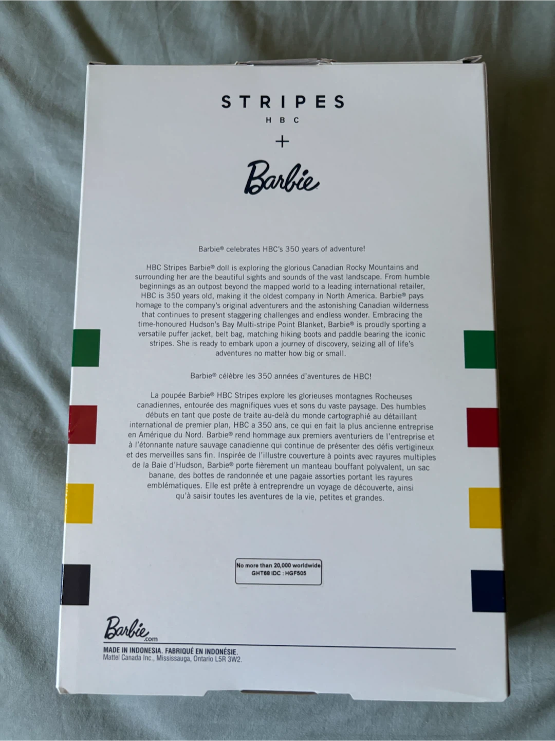 Mattel HBC Stripes Barbie Signature Doll - photo 2