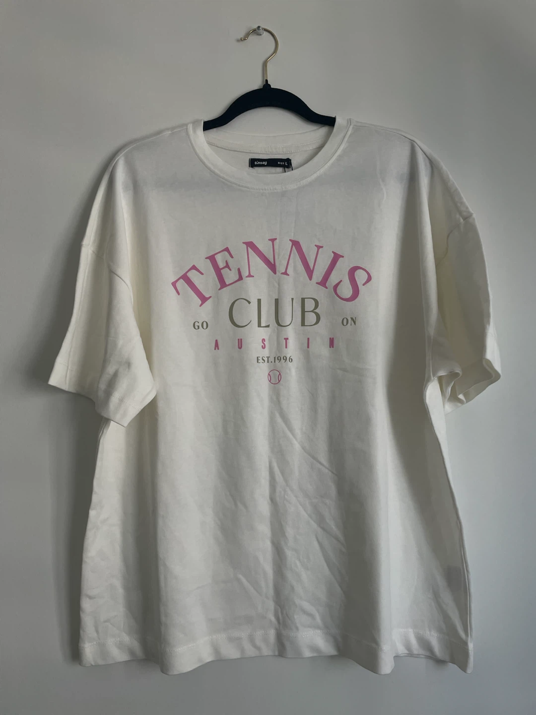 Sinsay Tennis Club T-Shirt Size L