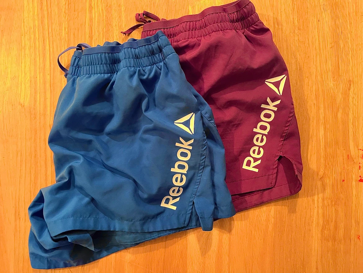 Two pairs of Reebok shorts