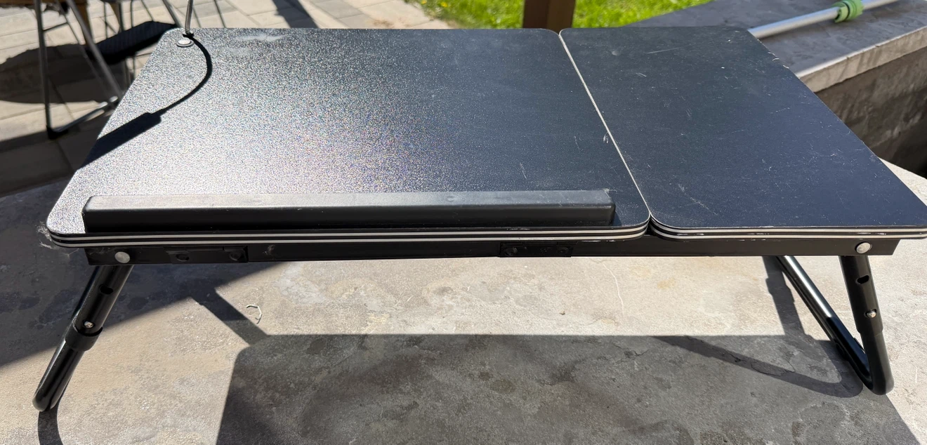 Black Folding Laptop Desk