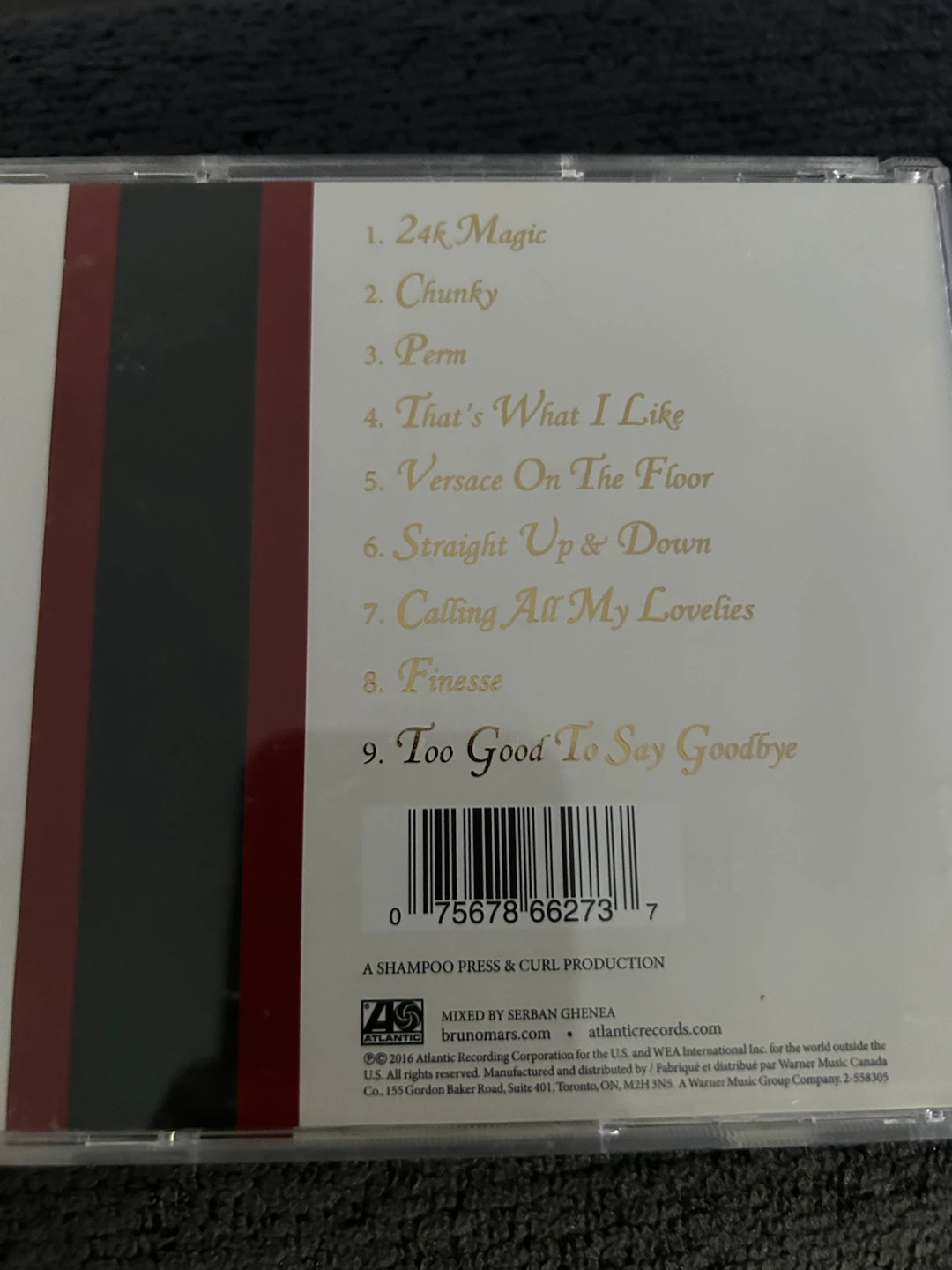 Bruno Mars 24k Magic CD - photo 2