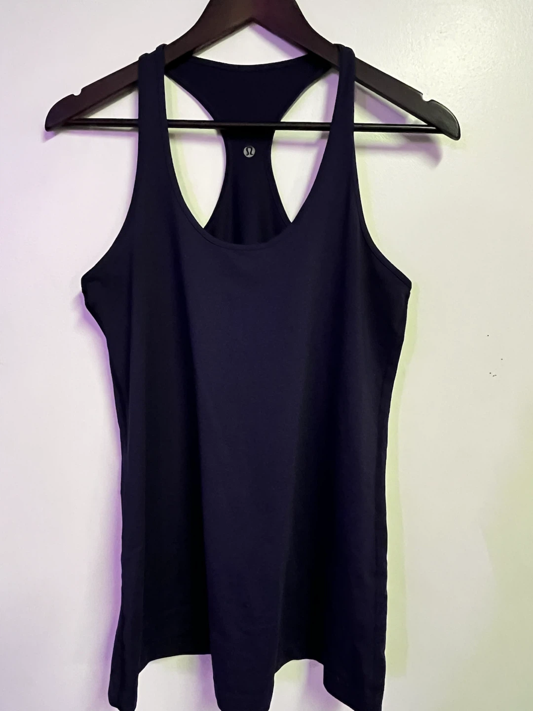 Lululemon Navy Racerback Tank Top size Large