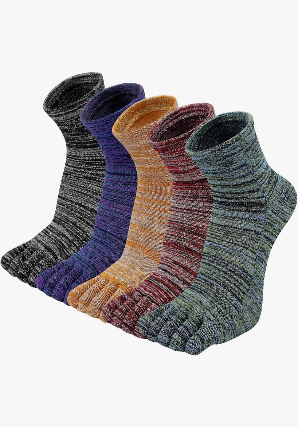 Assorted Toe Socks - 15 Pairs - photo 2