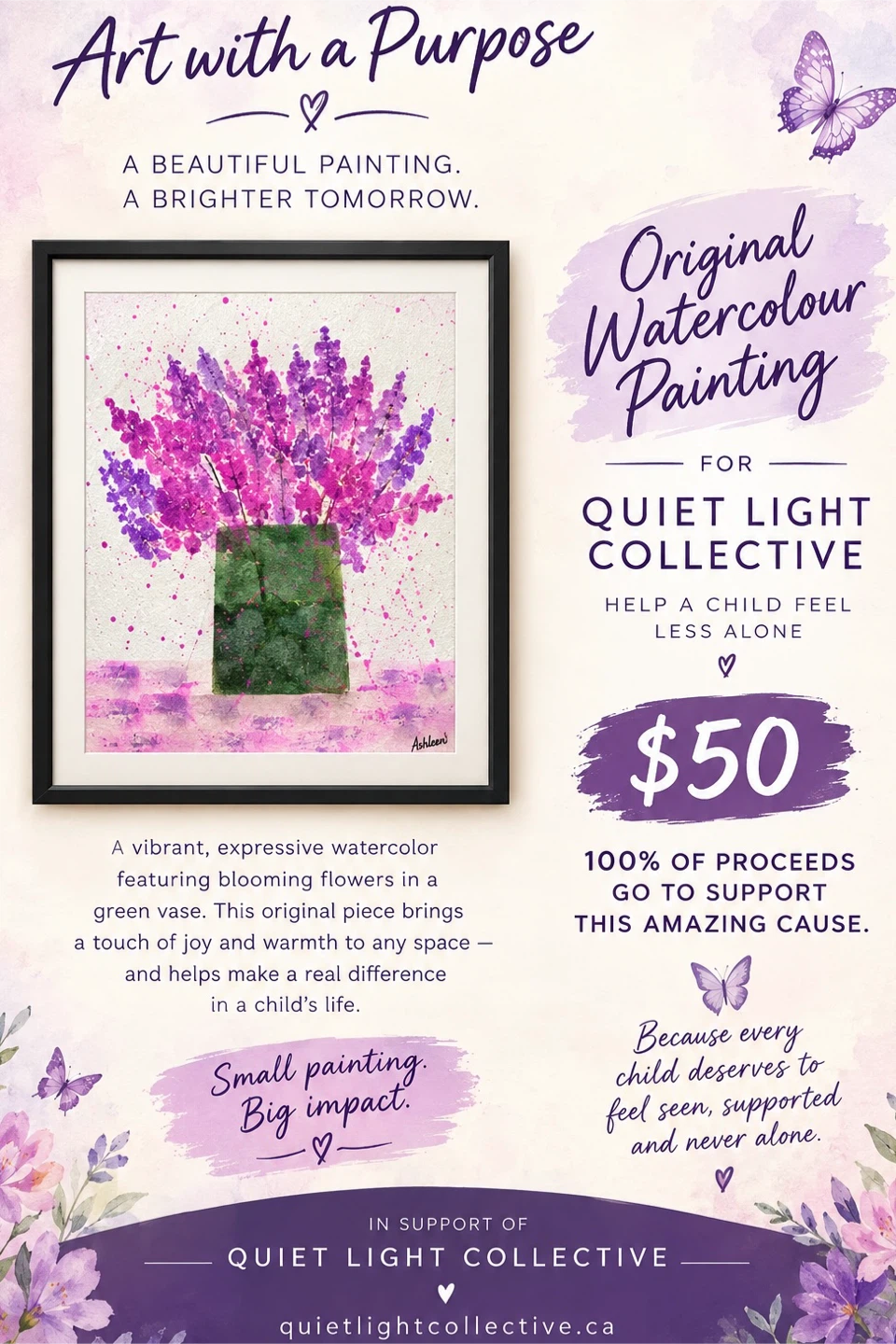 Original Watercolour Painting by Ashleen - photo 3