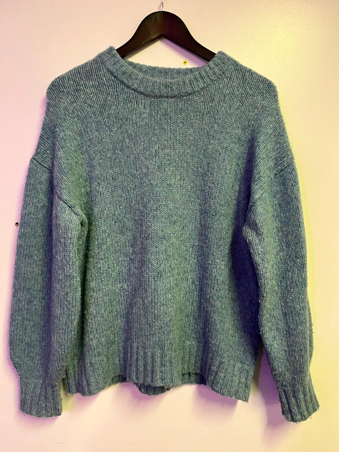 LINE blue knit sweater - photo 2