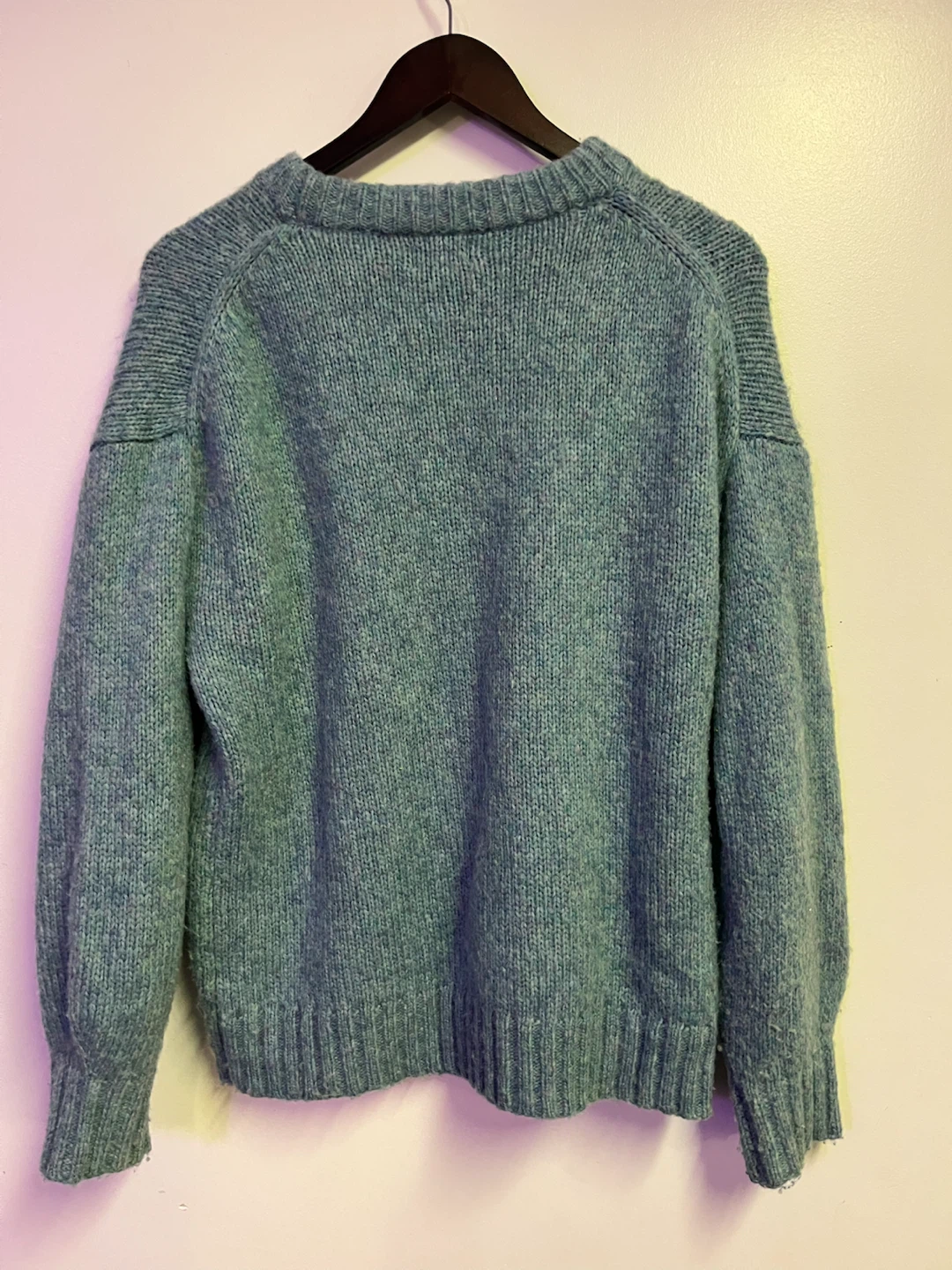 LINE blue knit sweater - photo 3