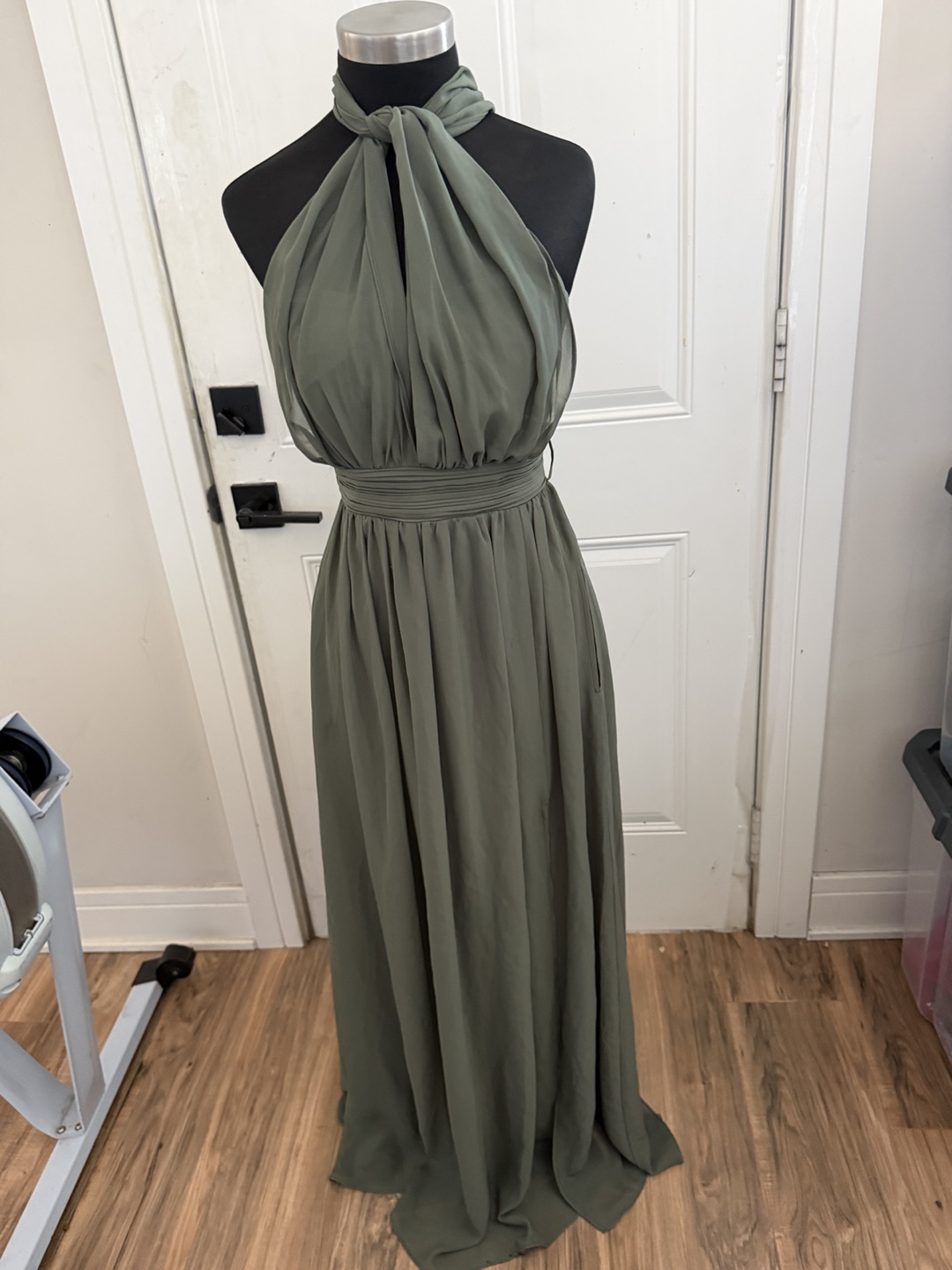 Birdy Grey Convertible Maxi Dress Sage Green