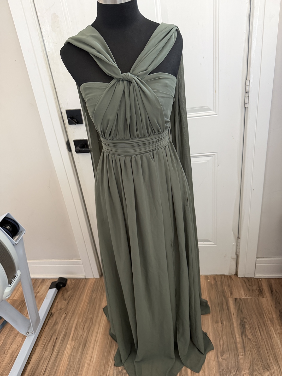 Birdy Grey Convertible Maxi Dress Sage Green - photo 2