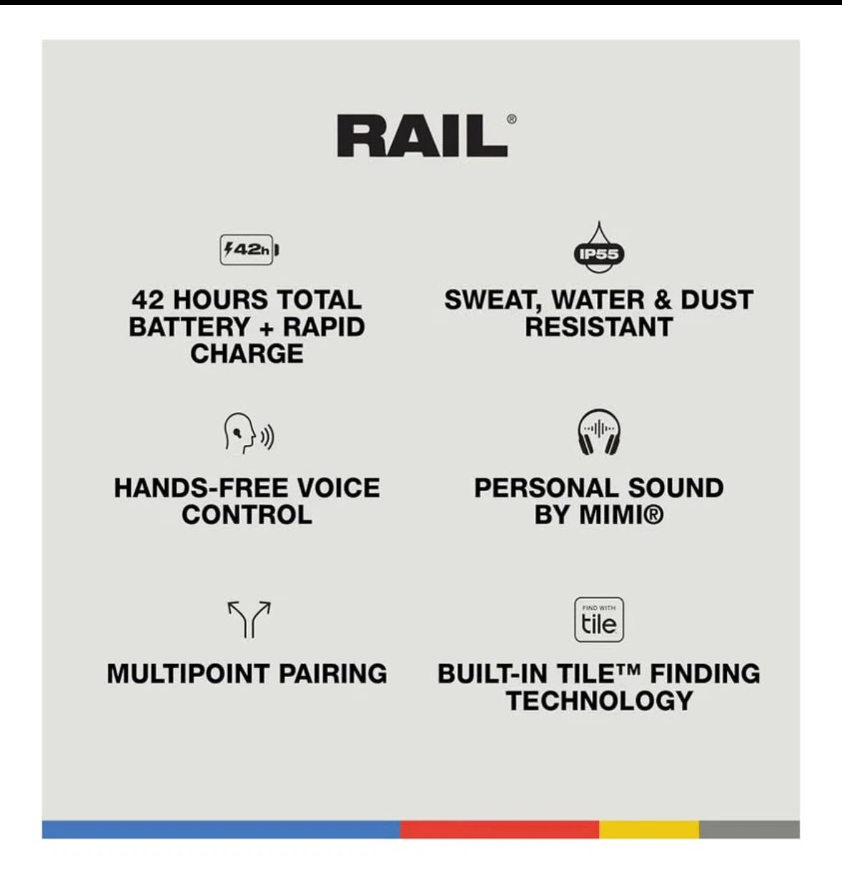 Skullcandy Rail Wireless in-Ear Bluetooth Earbuds - photo 4