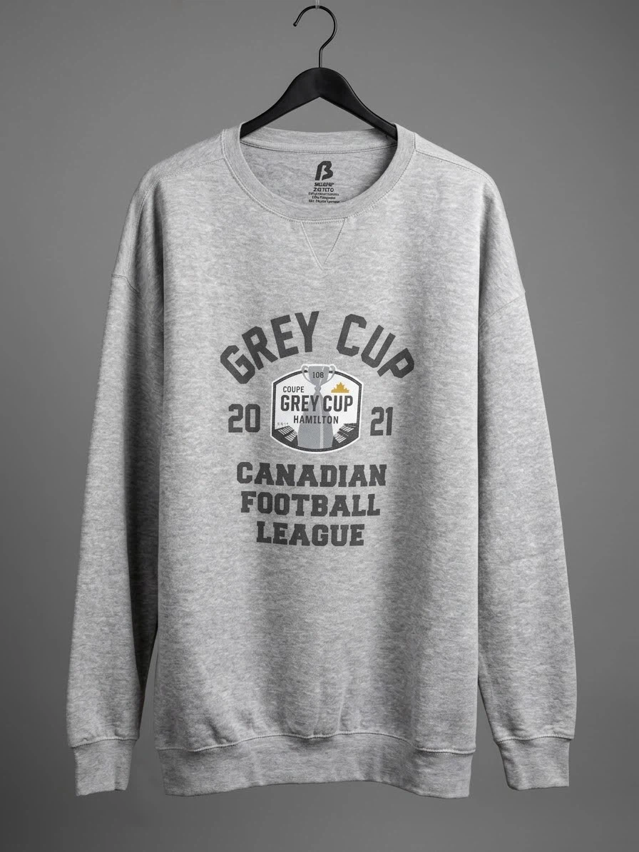 (NEW) CFL 108th Grey Cup Sweatshirt – Hamilton 2021 (Size 2XL)