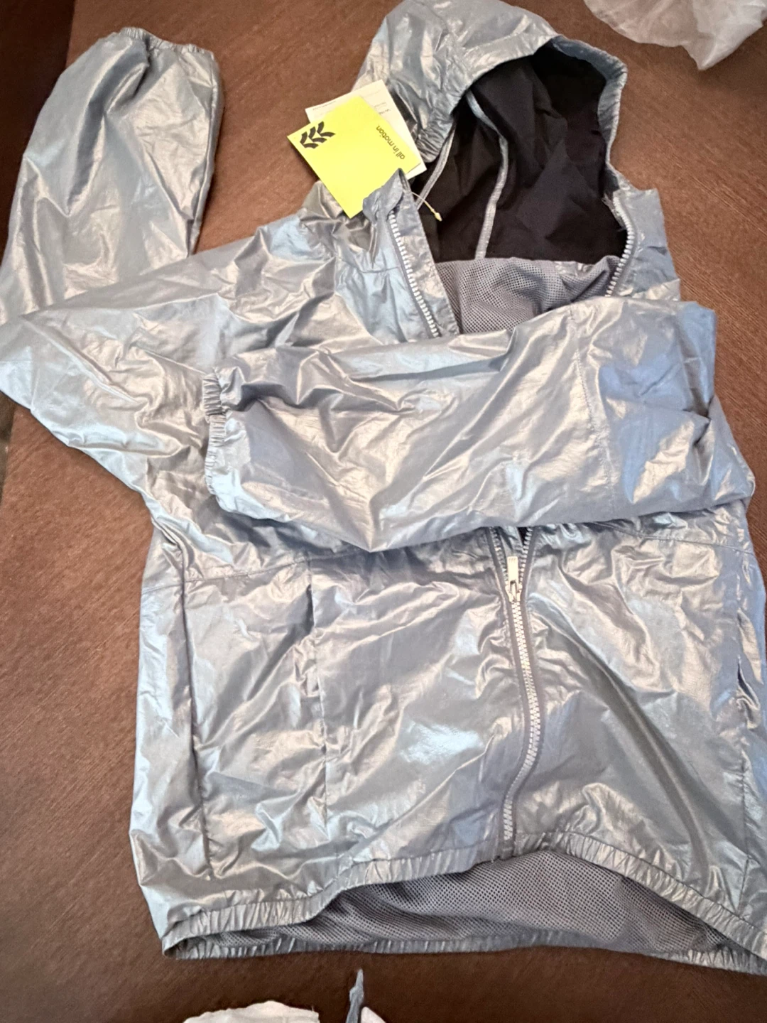 All in Motion Silver Windbreaker Jacket