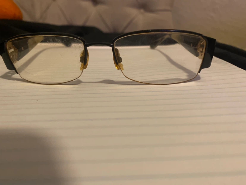 Gucci Black and Gold Eyeglasses