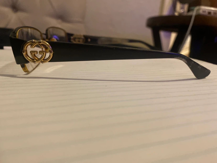 Gucci Black and Gold Eyeglasses - photo 3