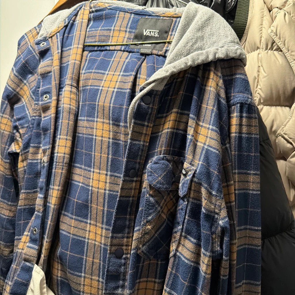 Vans Flannel Hooded Shirt