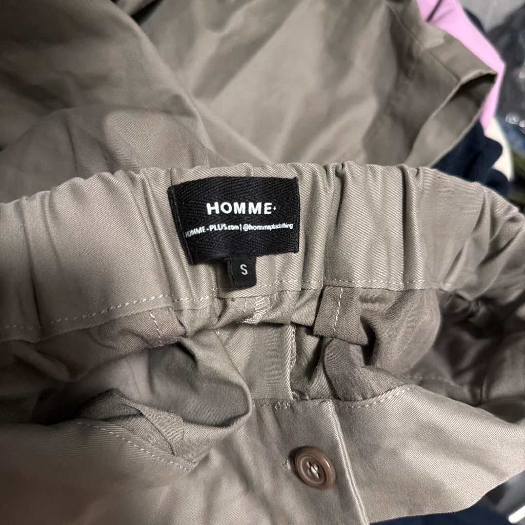 Homme Plus beige trousers