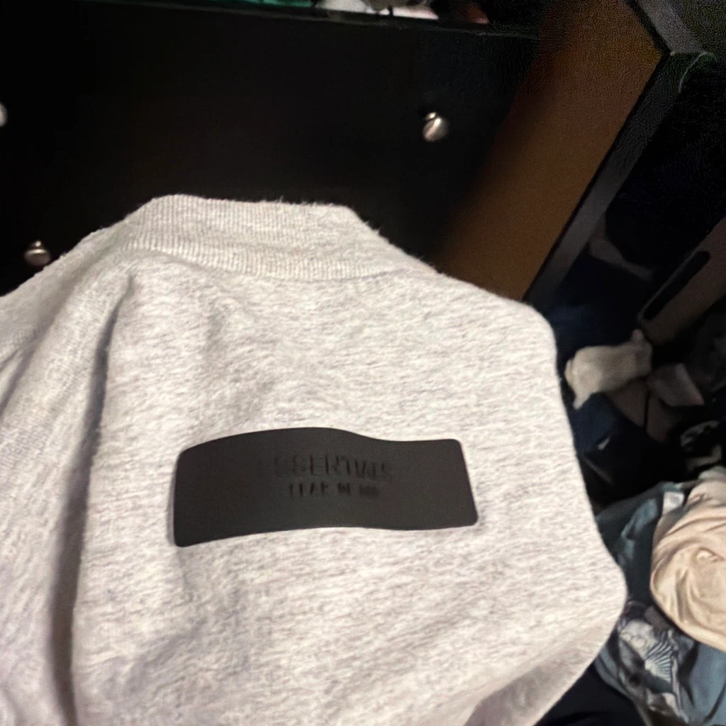 Essentials Fear of God Grey Long Sleeve Shirt - photo 2