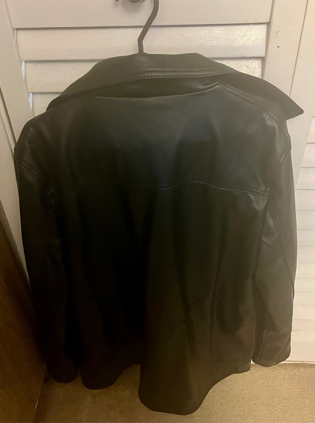 Emporio Collezione Black men leather Jacket size M - photo 2