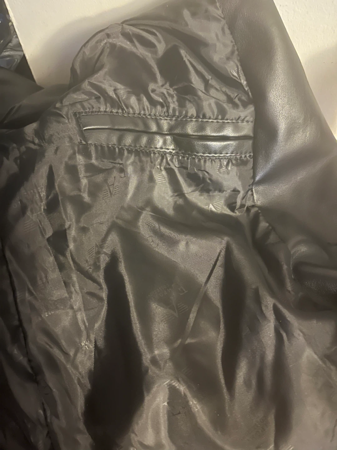Emporio Collezione Black men leather Jacket size M - photo 5