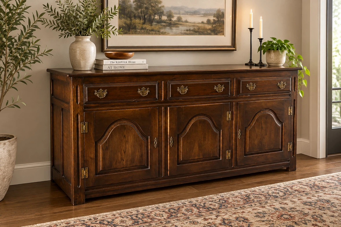 Solid Wood Sideboard Buffet