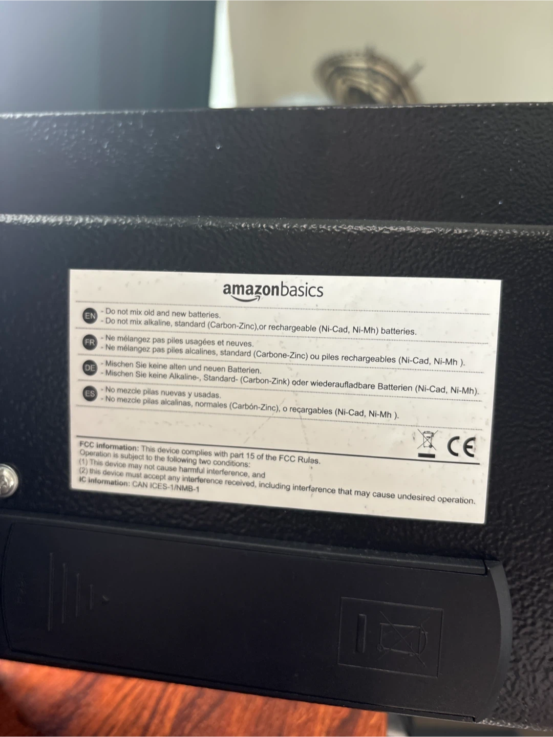 Amazon Basics Electronic Security Safe - photo 3