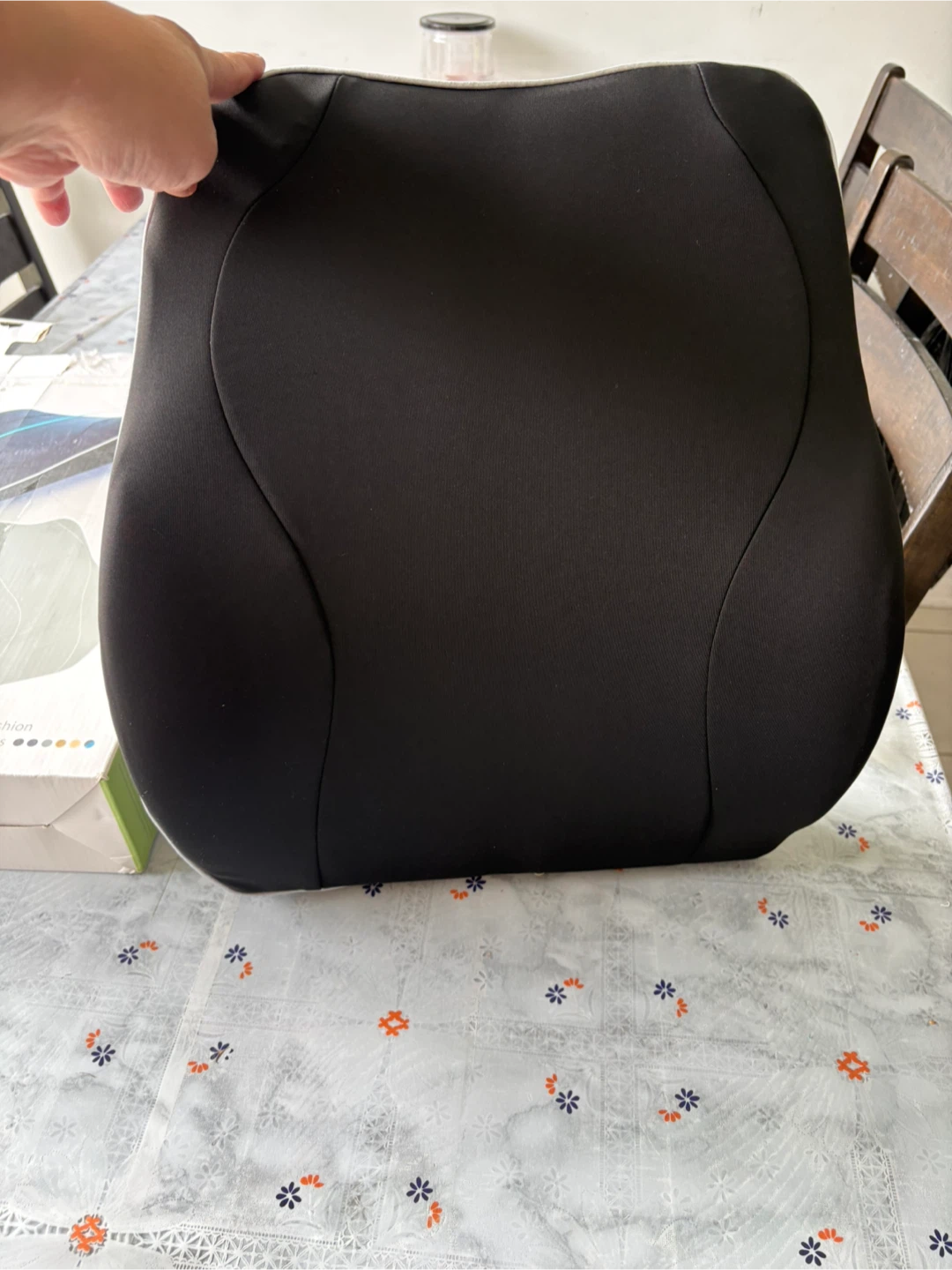 Brand New Travel Ease Memory Foam Lumbar Support Cushion – Black