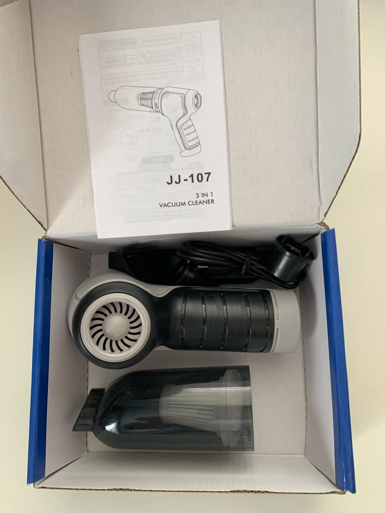 JJ-107 3-in-1 Handheld Rechargeable Vacuum Cleaner - photo 2