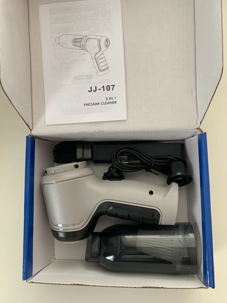 JJ-107 3-in-1 Handheld Rechargeable Vacuum Cleaner - photo 3