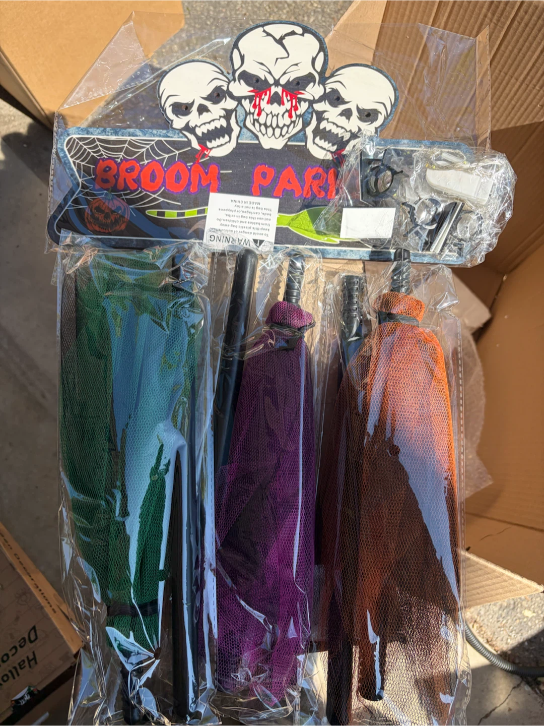Halloween Broom Parking Decoration - photo 2