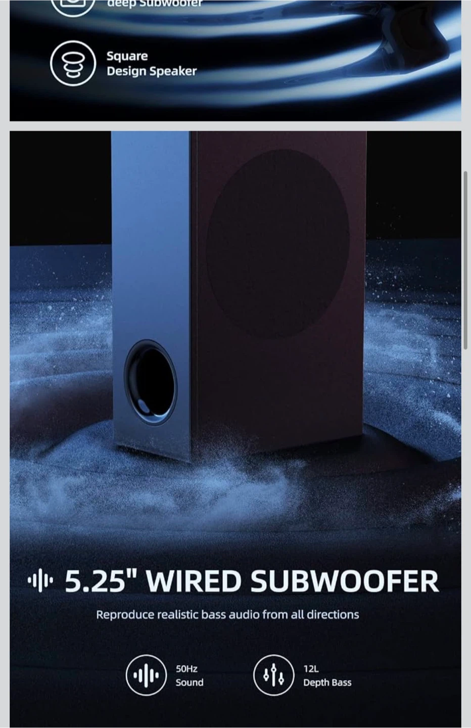 Meredo 2.1 Channel Soundbar with Subwoofer - photo 3