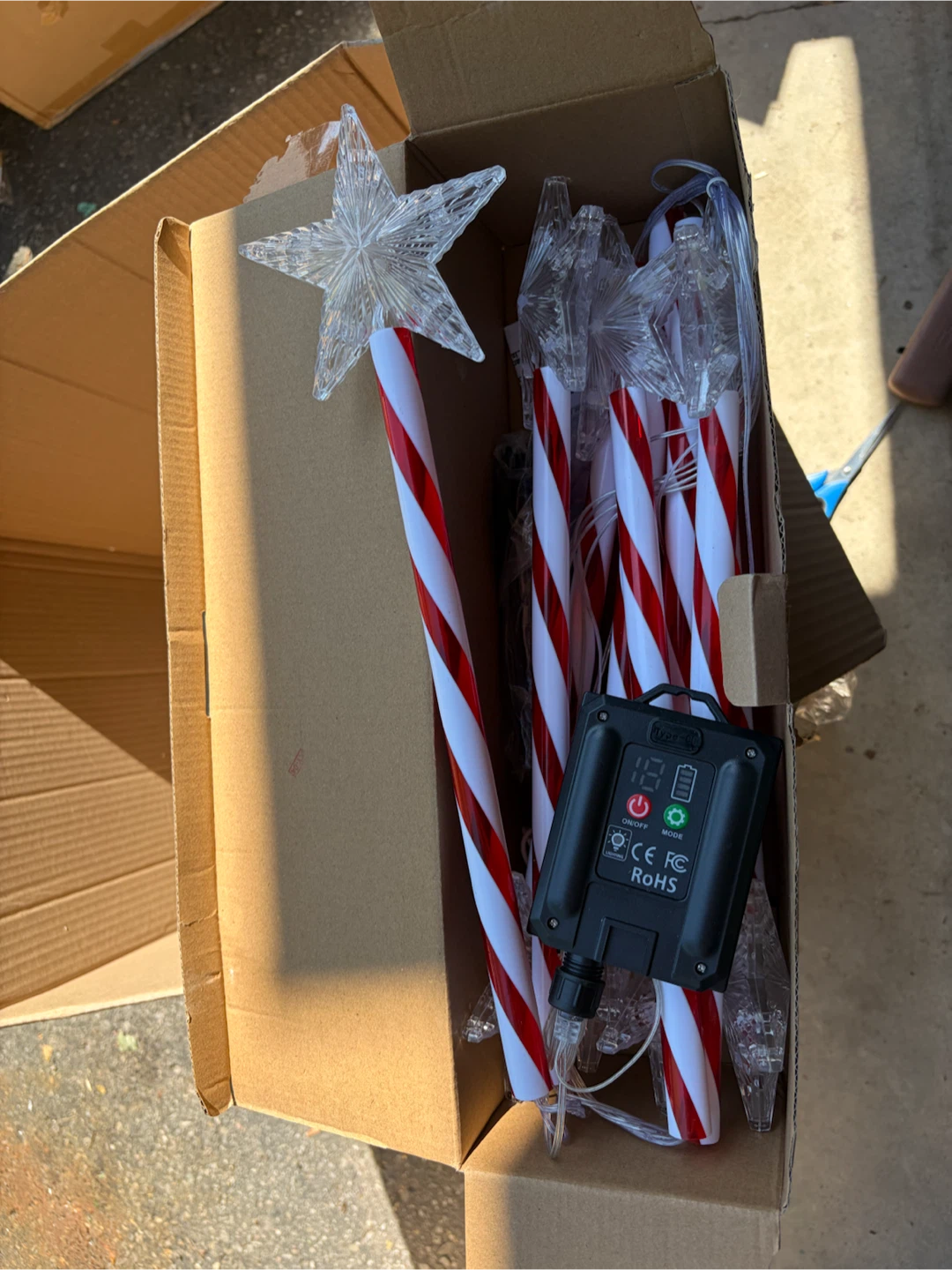LED Candy Cane Pathway Lights