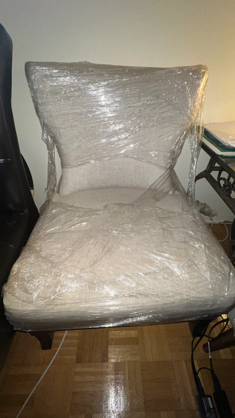 Light Grey Accent Chair - photo 5