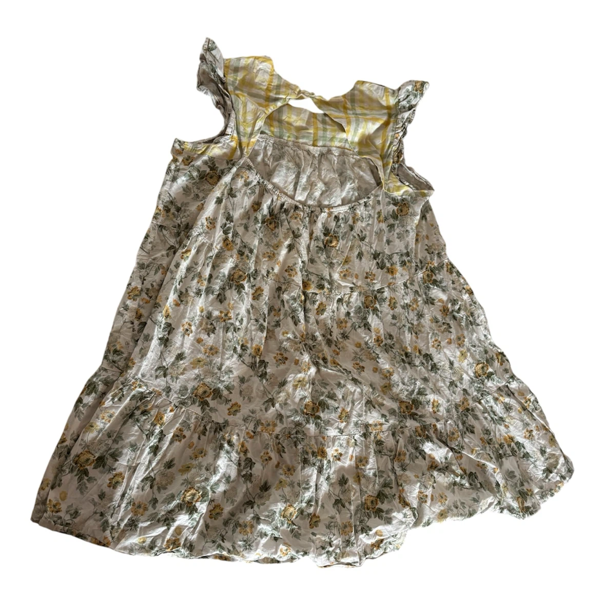Tiered Floral Dress with Back Cutout - photo 2