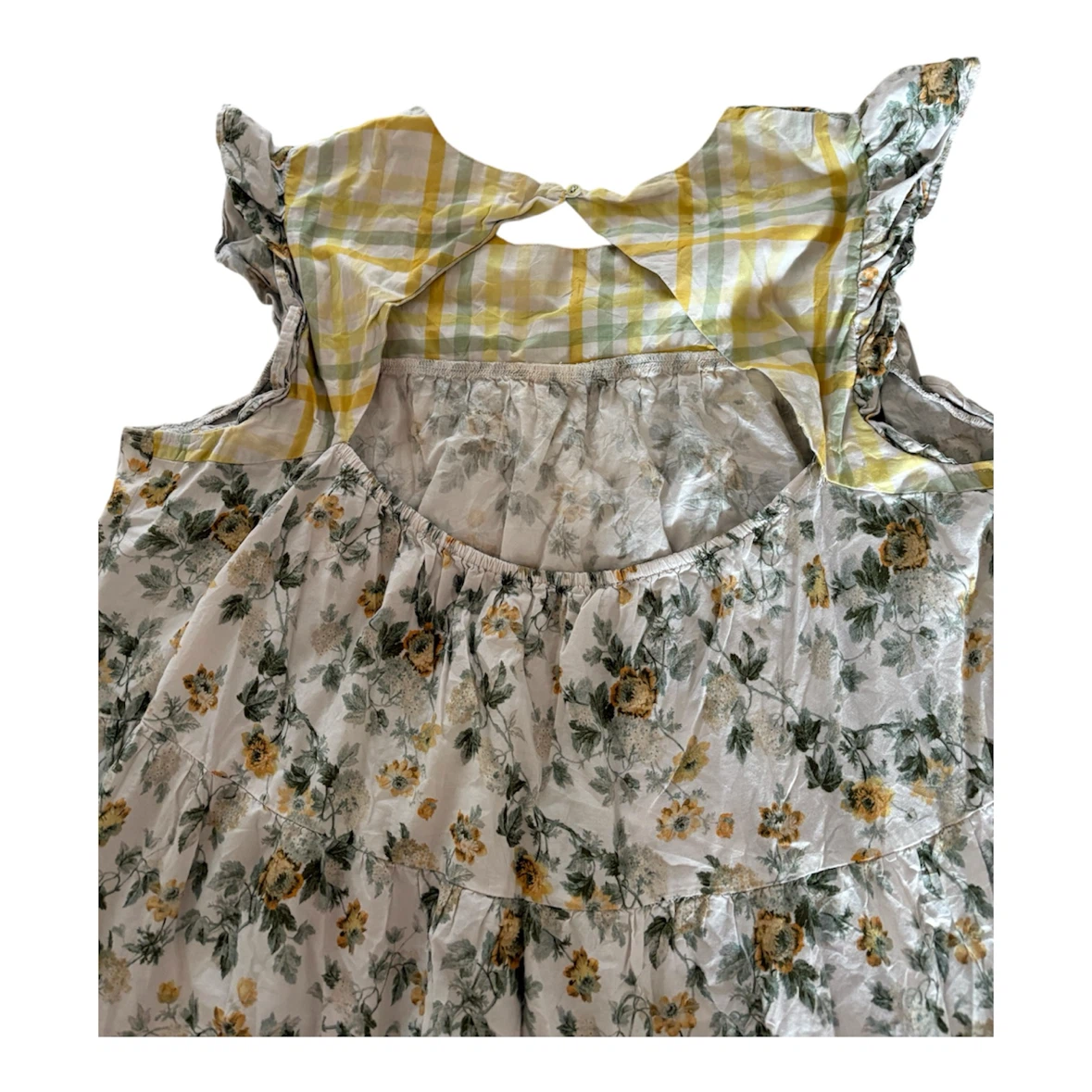 Tiered Floral Dress with Back Cutout - photo 3