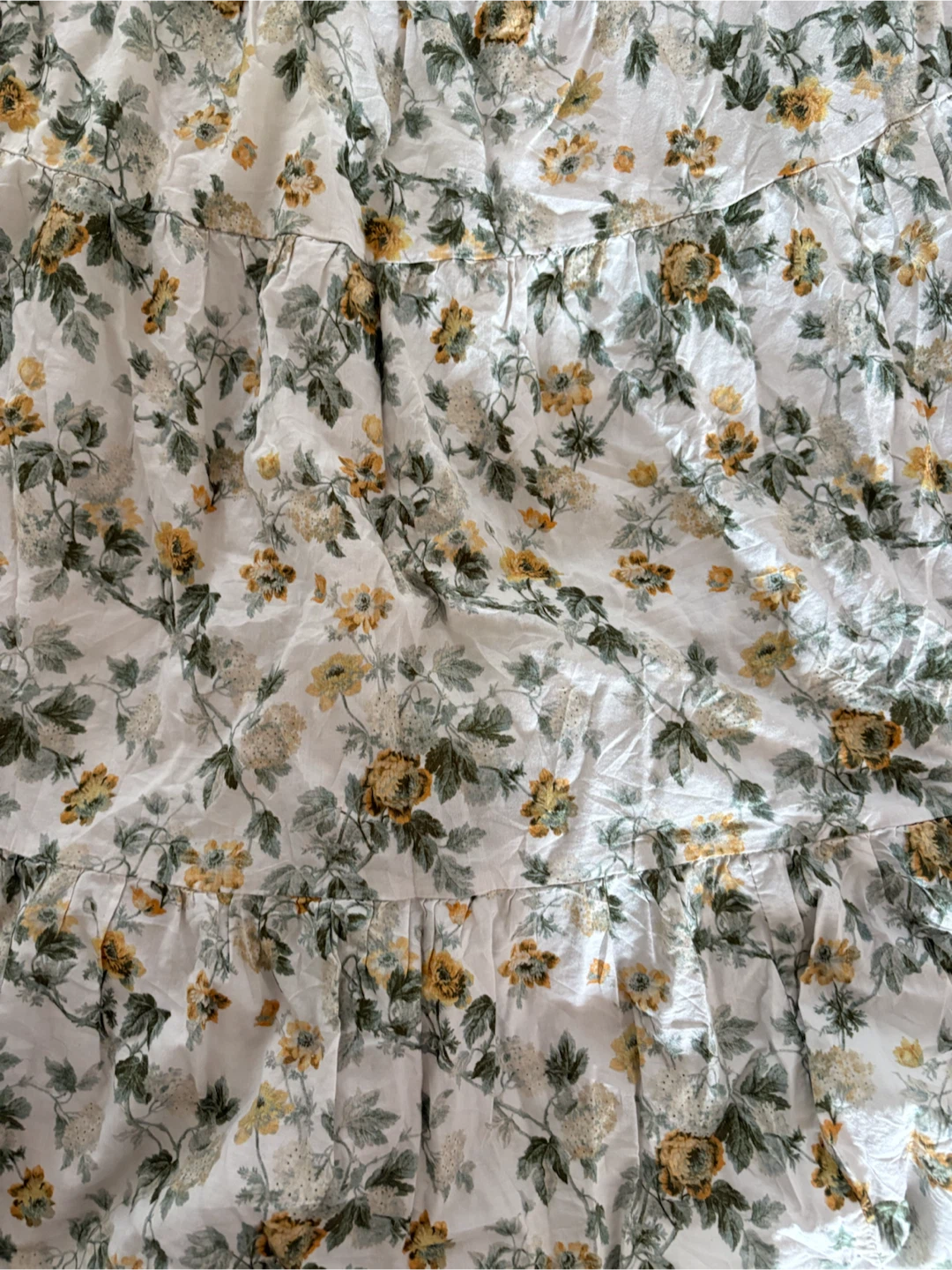 Tiered Floral Dress with Back Cutout - photo 4