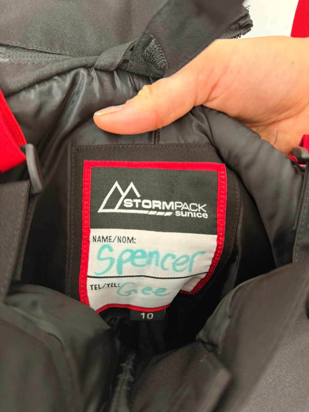 Stormpack Sunice Kids Snow Pants Black Size 10 - photo 3