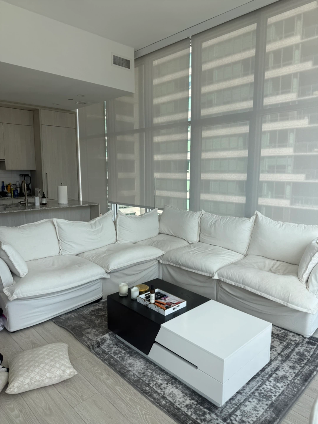 White Sectional Couch