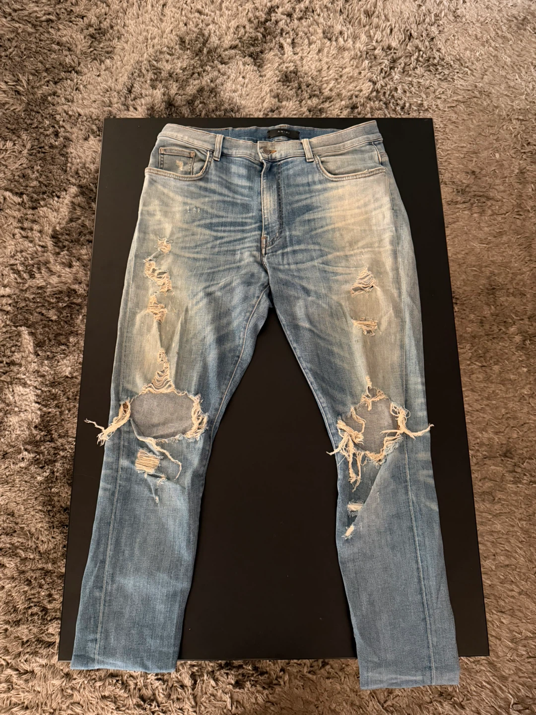 Authentic Amiri Thrasher Distressed Jeans — Size 36 - photo 3