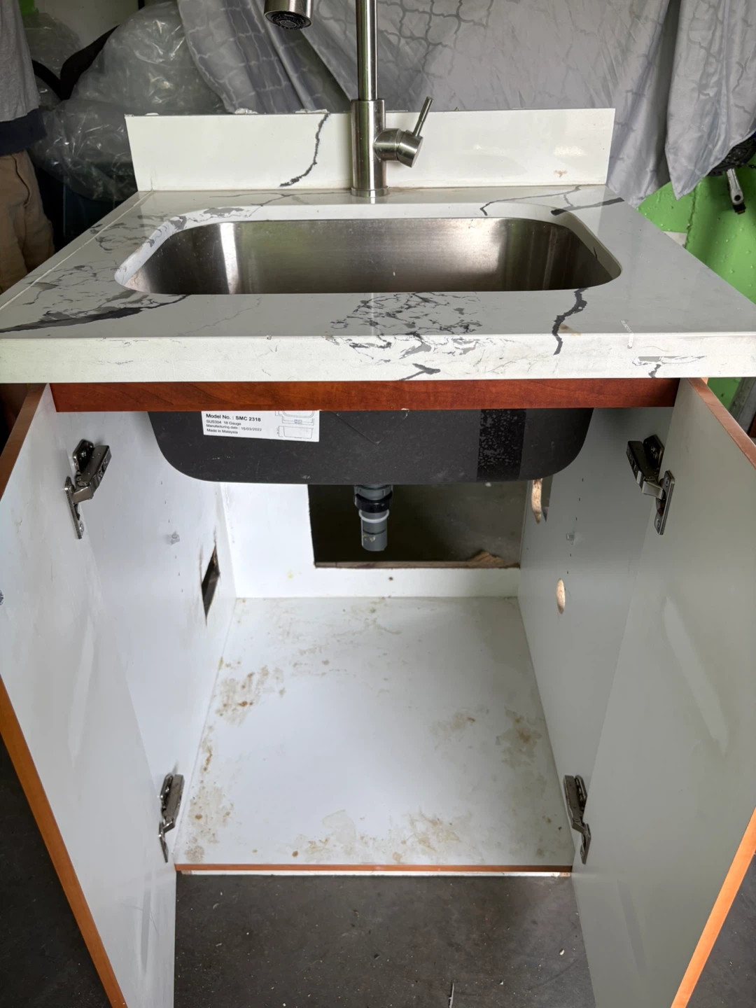 Laundry room Vanity Sink with Faucet and Countertop - photo 2