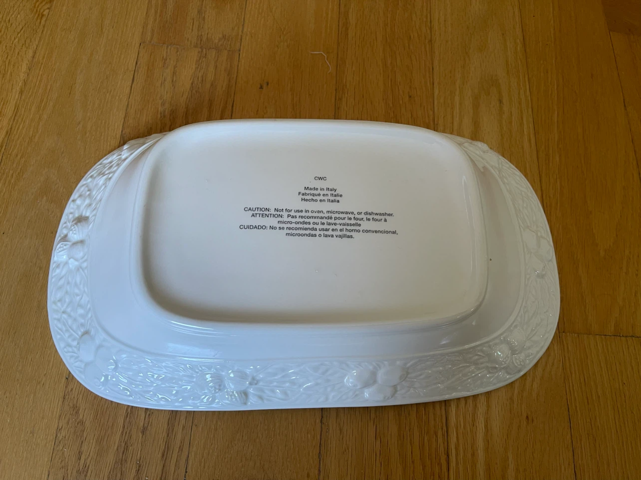CWC Italian White Ceramic Serving Dish - photo 2