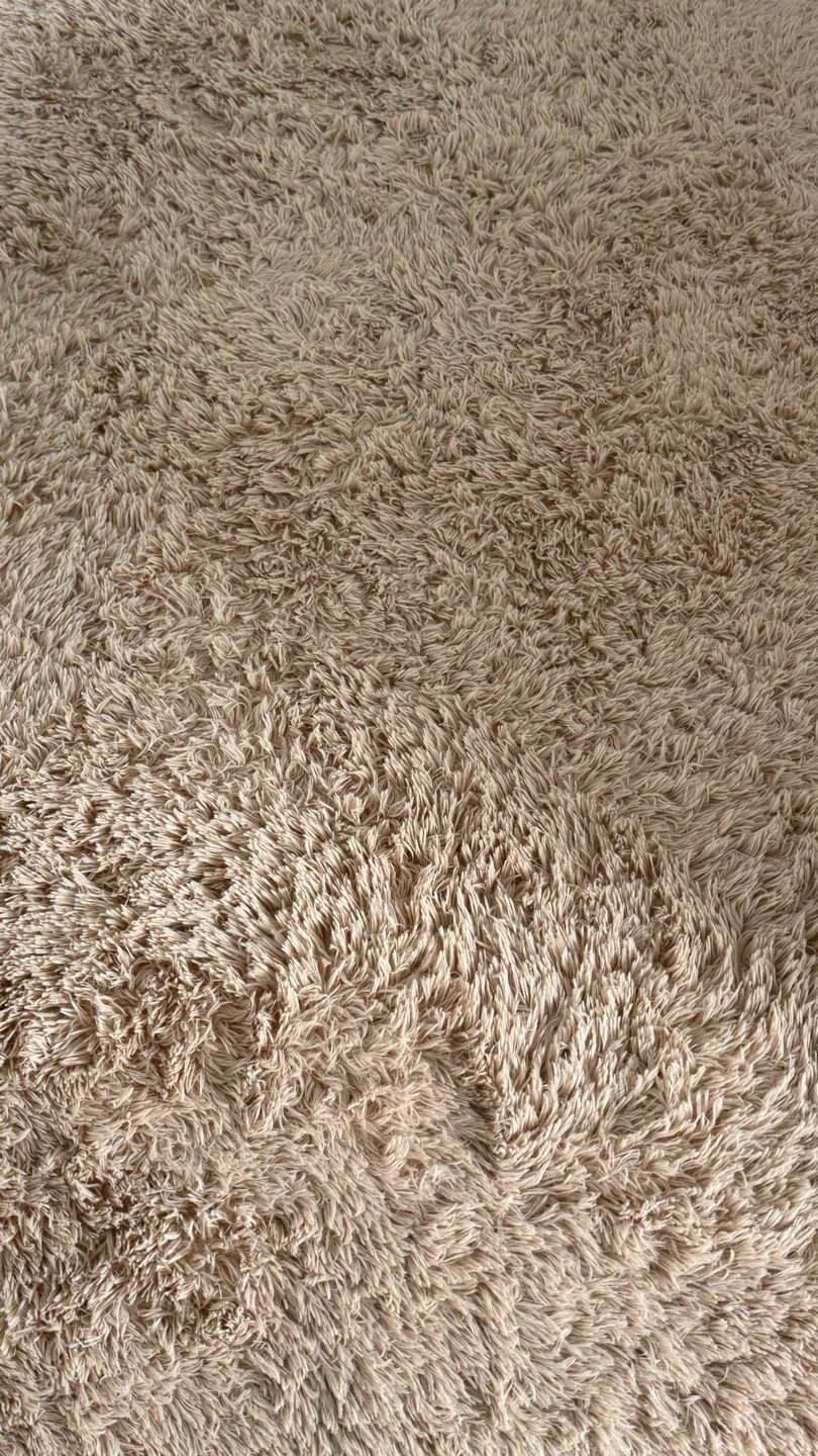 OLANLY Fluffy Beige Area Rug 5.9’ x 4’ – Soft & Washable - photo 2