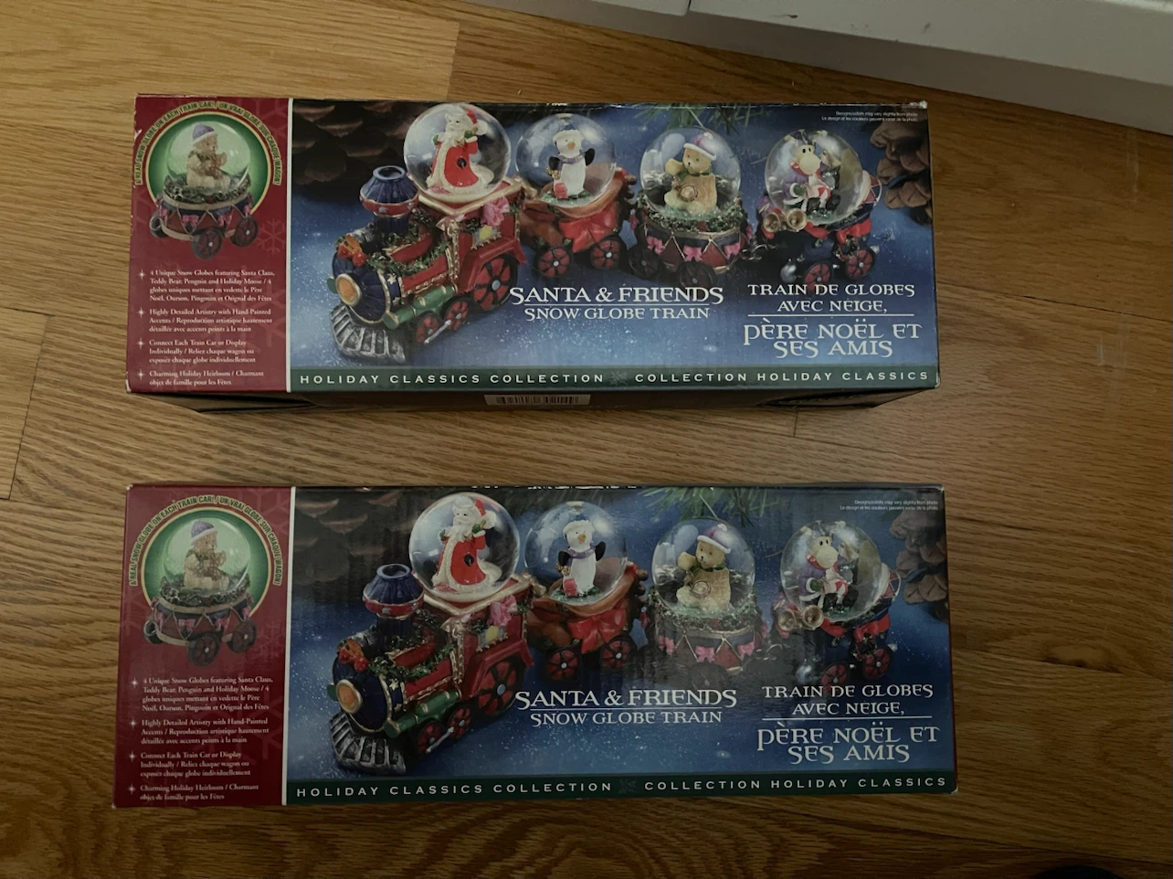 $10 each ， Holiday Classics Santa & Friends Snow Globe Train - photo 2