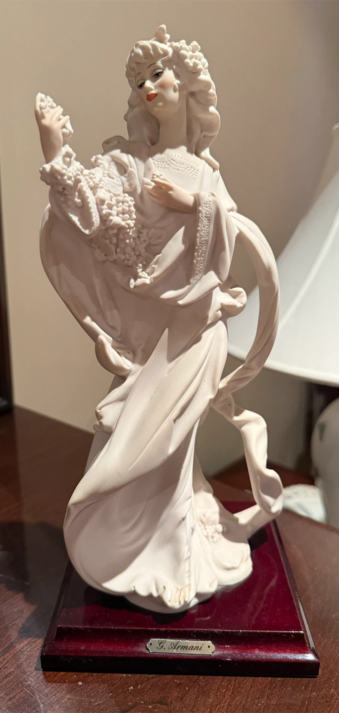 G. Armani porcelain lady figurine