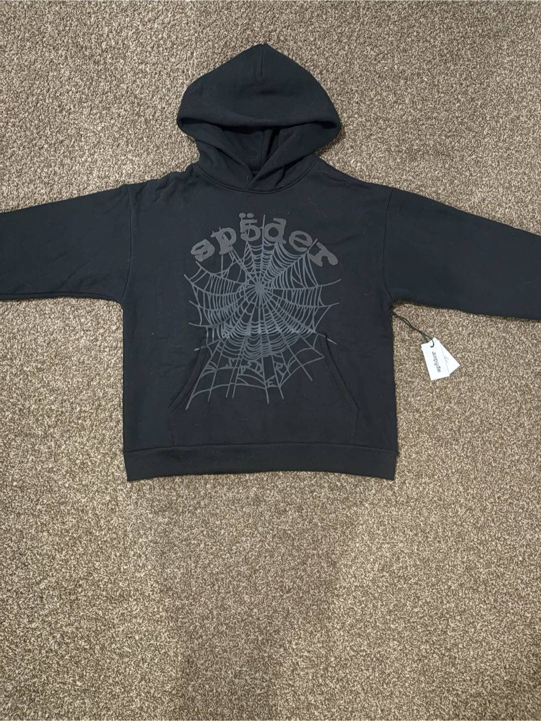 Sp5der Black Spiderweb Hoodie - photo 3