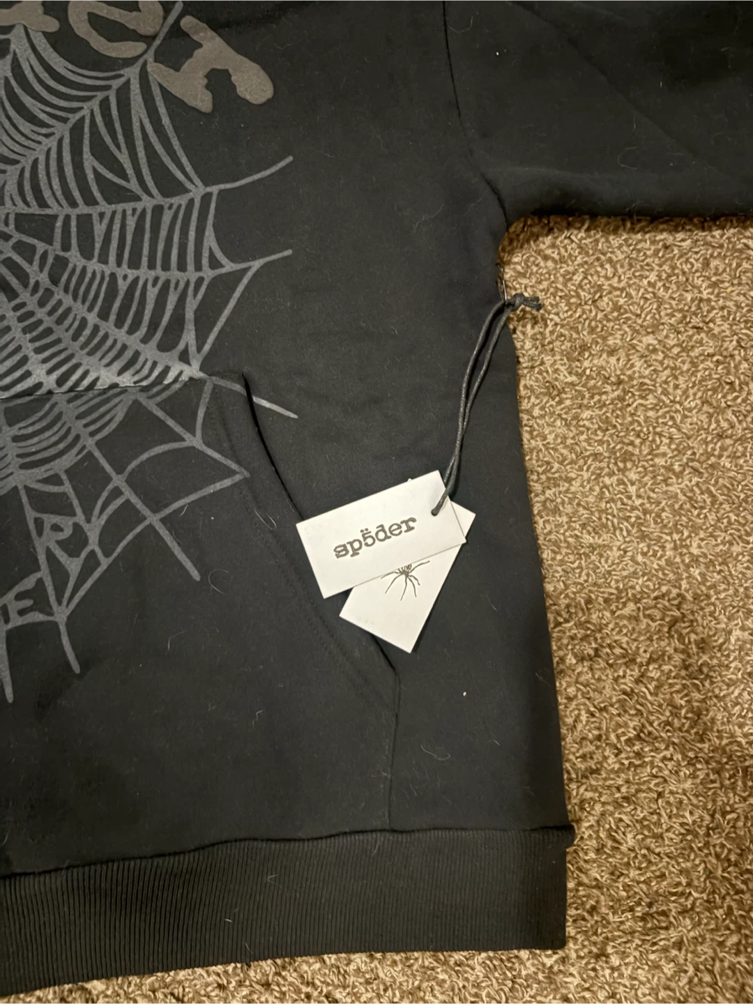Sp5der Black Spiderweb Hoodie - photo 4