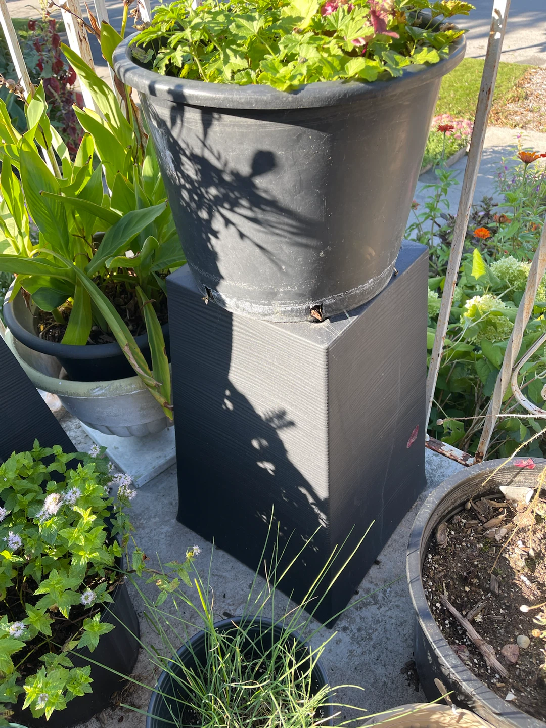 $10  for Two Black Planter Stands
