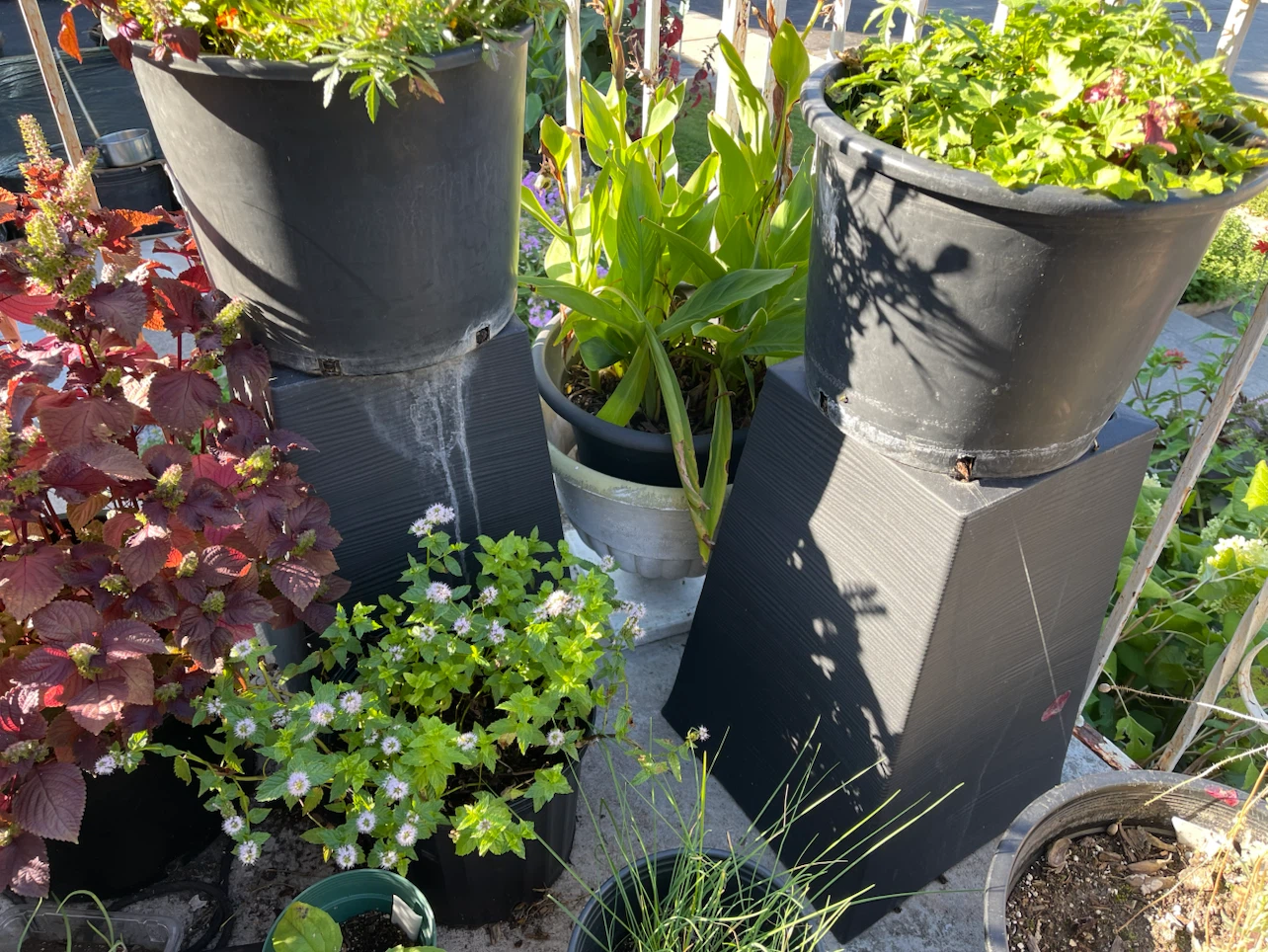 $10  for Two Black Planter Stands - photo 2