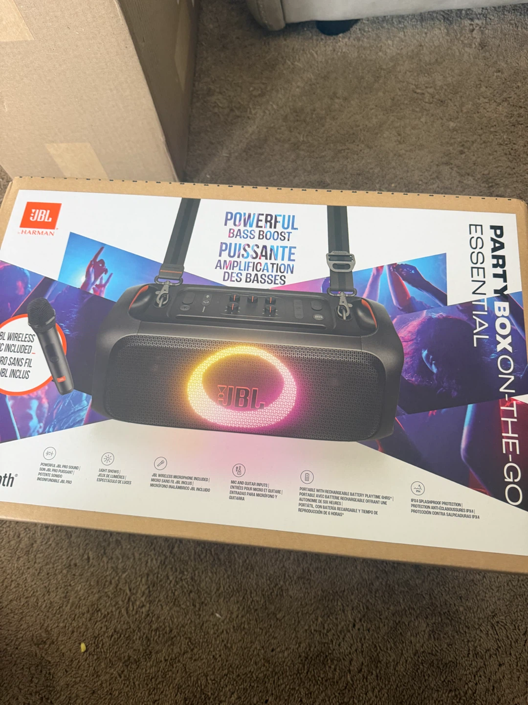 JBL PartyBox On-The-Go Essential Speaker - photo 2