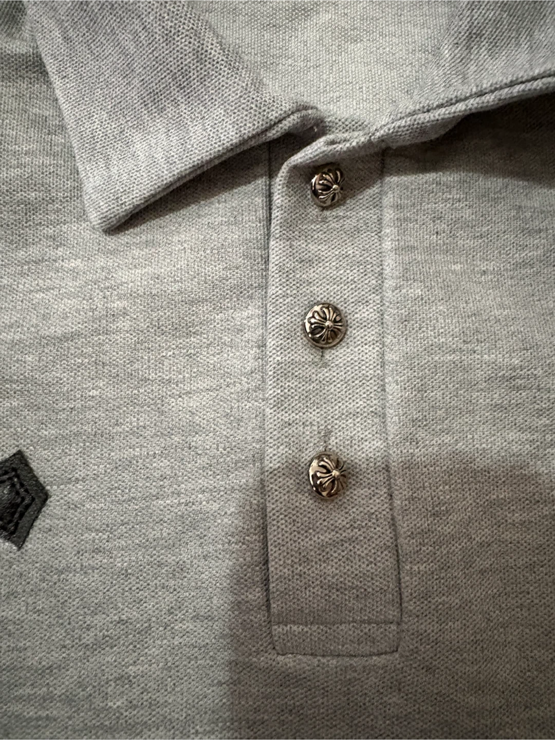 Chrome Hearts Cross Patch Polo Shirt - photo 4