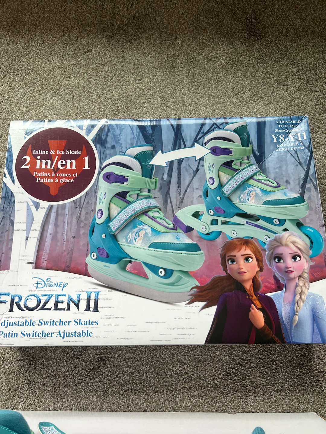 Disney Frozen II 2-in-1 Adjustable Skates