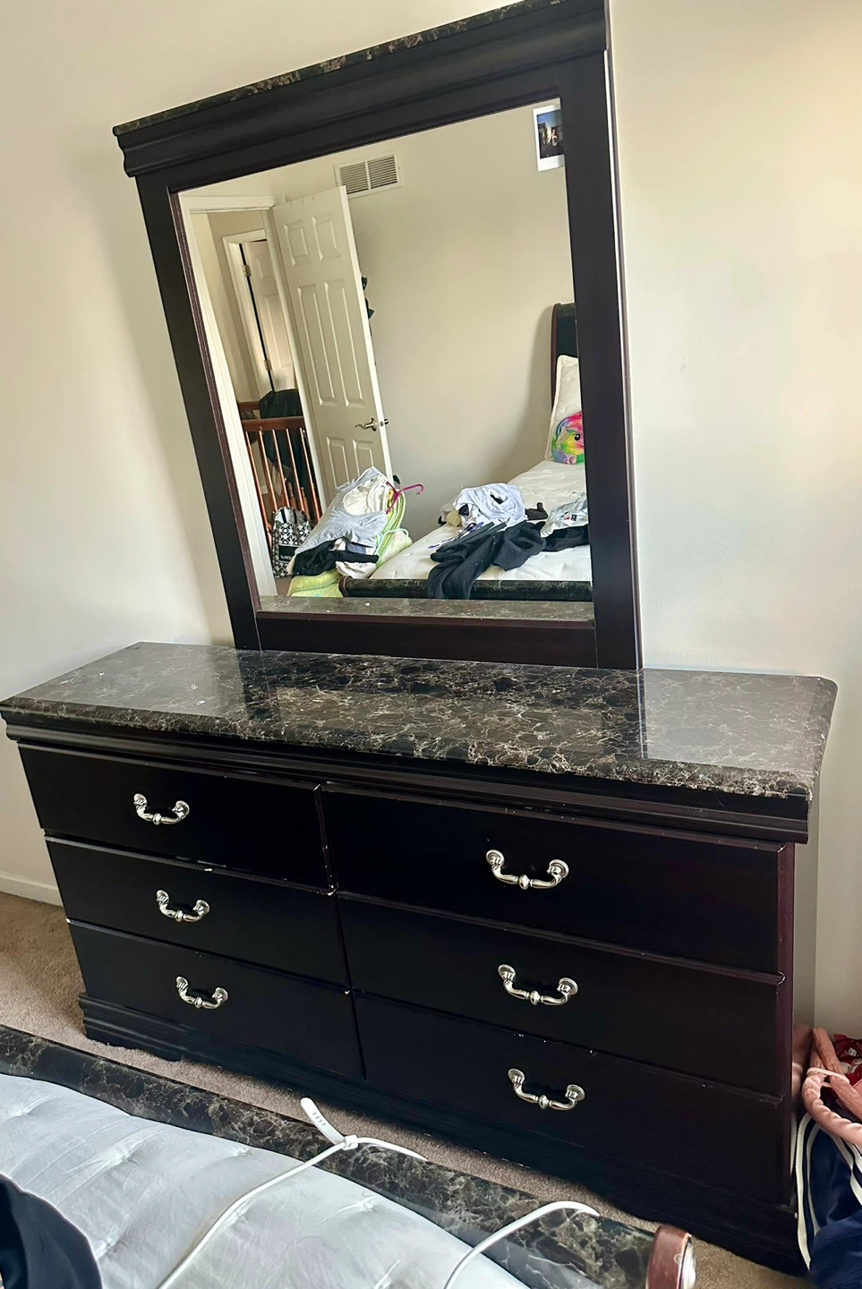 Bedroom set Elegant Marble Top - photo 3